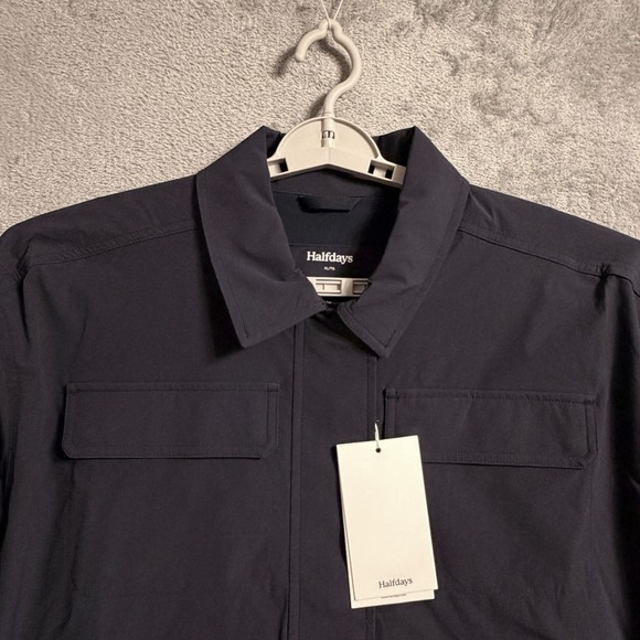 Halfdays Nan Field Jacket Navy Blue XL Hiking Gorpcore Trail Utility Cargo Women - Picture 5 of 13